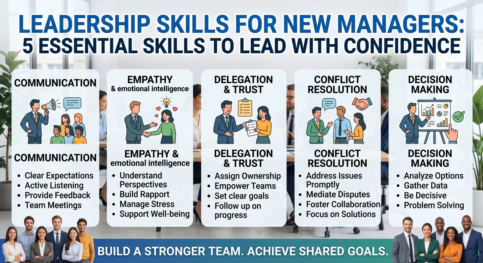 Leadership Skills for New Managers: 5 Essential Skills to Lead With Confidence